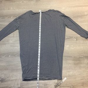 Aemi + Co Contrast Striped Scoop Neck Tie Shoulder Tank